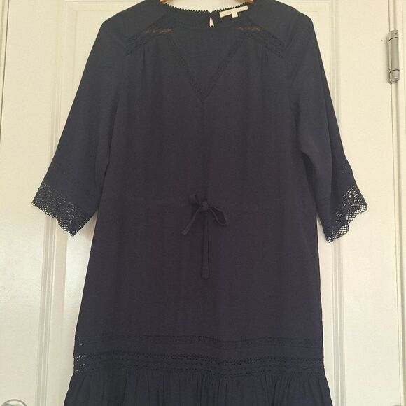 Maje Black  Lace Dress  size 1 - Picture 1 of 7